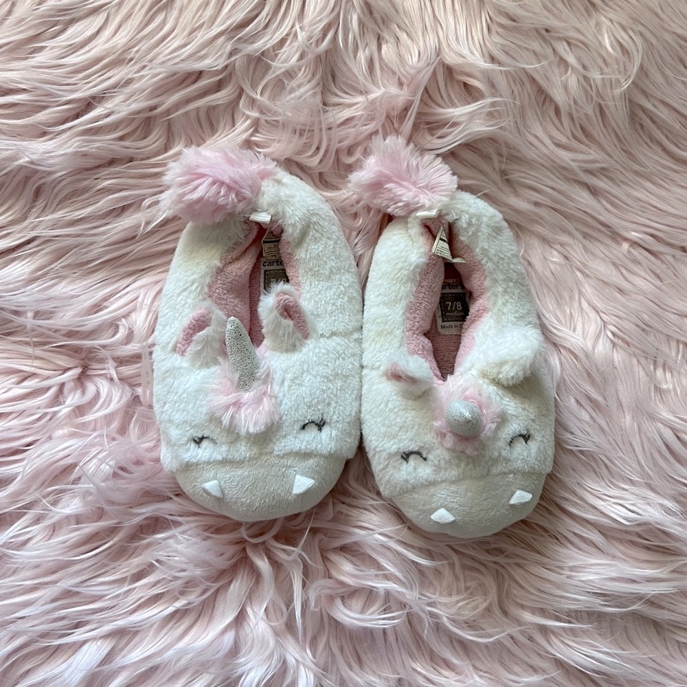 Unicorn slippers